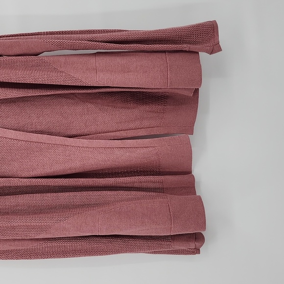 Lululemon Still Movement Wrap Heathered Quicksand Color Sweater Cardigan Size 8 - Picture 3 of 7